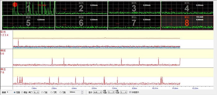 超声波探伤界面